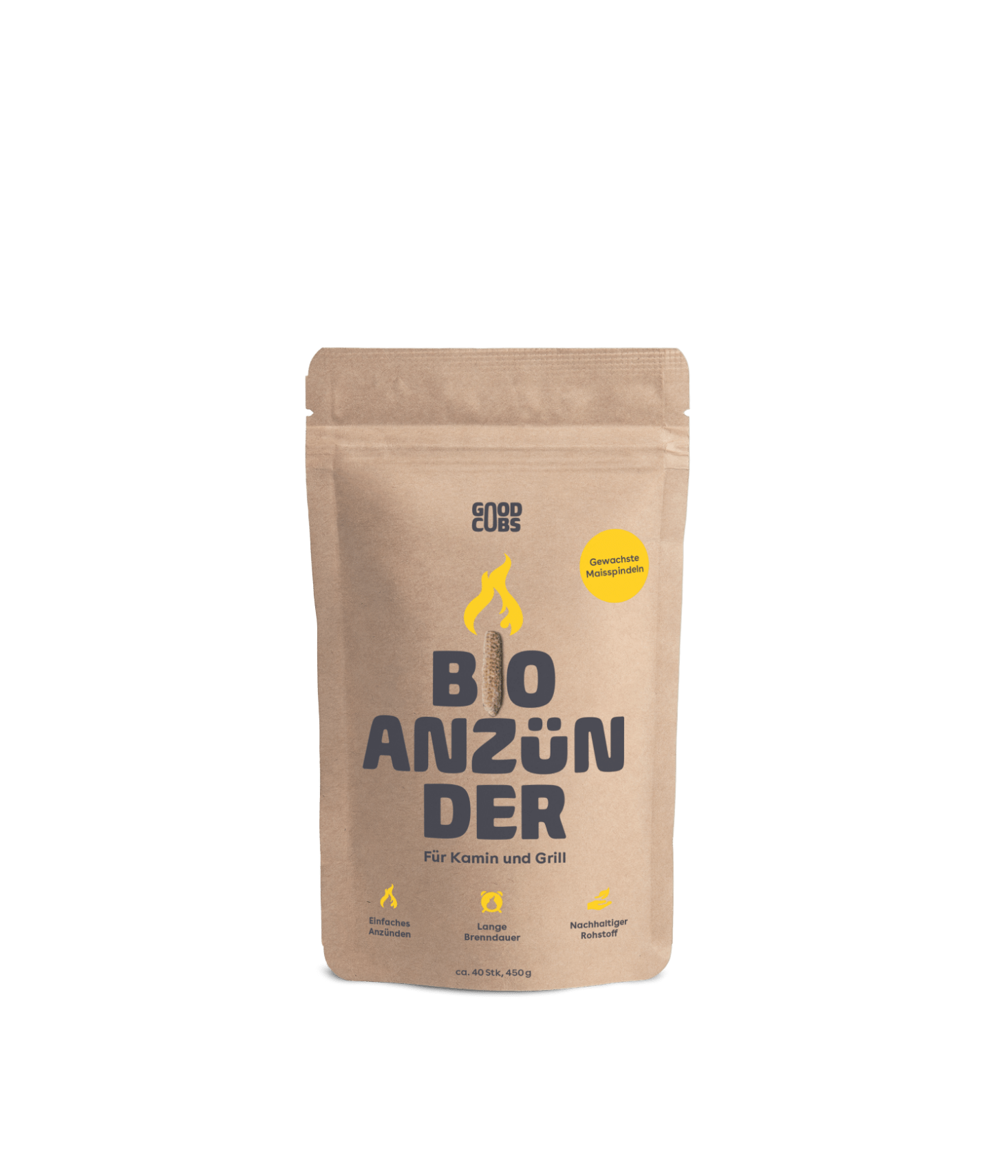 Goodcobs Bio Anzünder Verpackung